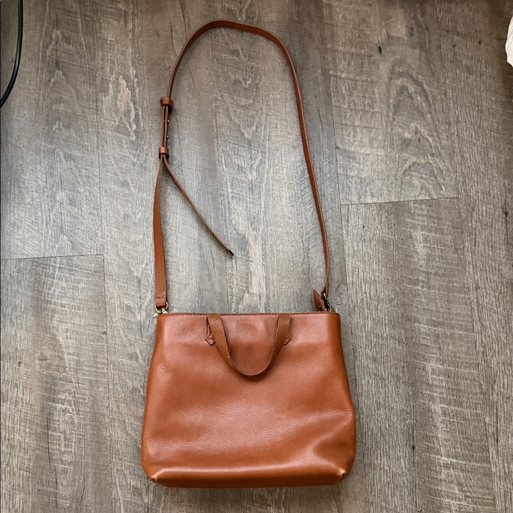 Madewell Tan Leather Shoulder Bag